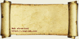 Danijela Stojmenović vizit kartica